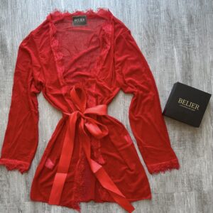 BPPJ003 Pijama Kimono malla con encaje