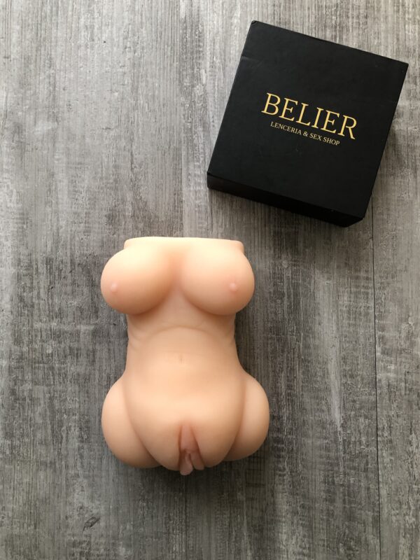 JS064-Bi Masturbador masculino de silicon con Anó y vagina - Image 2