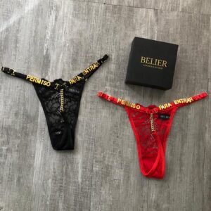 LB042 Panty básica y frase personalizada hasta Max 20 letras