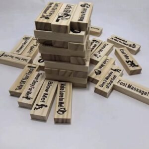 JS083-BI Juego jenga de mesa para adultos