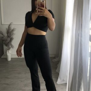 BIDP016 Conjunto top + Leggins largo alta calidad