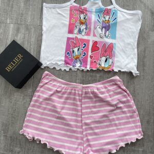 BNPJ001 Pijamas básicas top + short