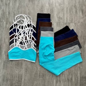 BIDP006 Conjunto deportivo Top + Leggins largo