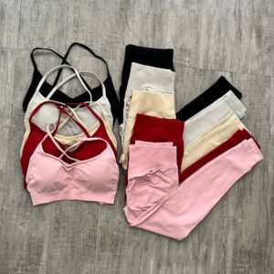BIDP006 Conjunto deportivo top + Leggins largo